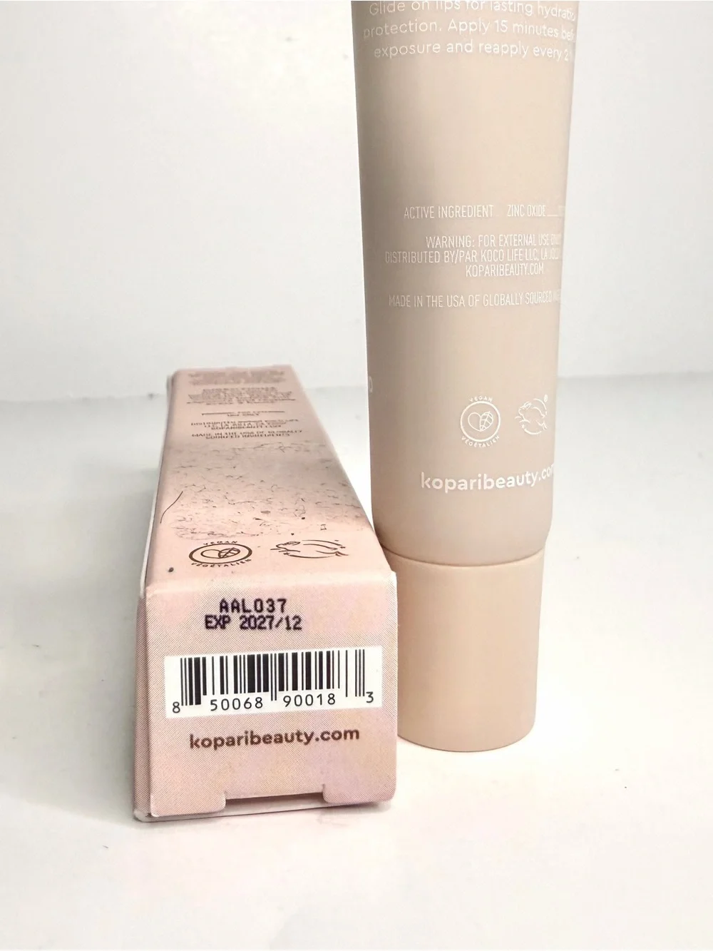 Kopari Lip Love Moisture Balm SPF 30 Nude Beige